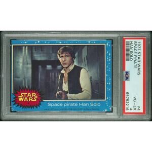Star Wars 1977 Space Pirate Han Solo #4 PSA 4 VG-EX CERT#65752216